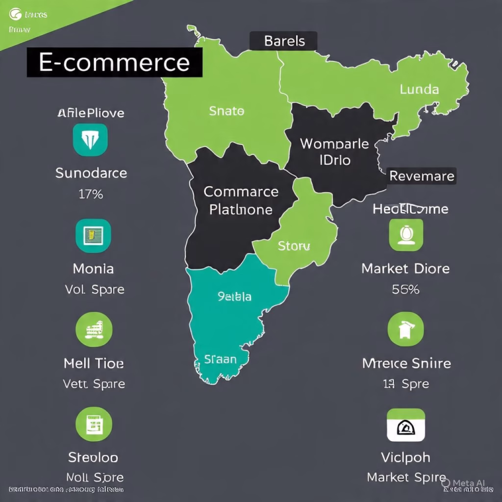"Market share of e-commerce platforms in Belgium showing WooCommerce, Shopify, and Magento usage statistics across Flanders and Wallonia regions