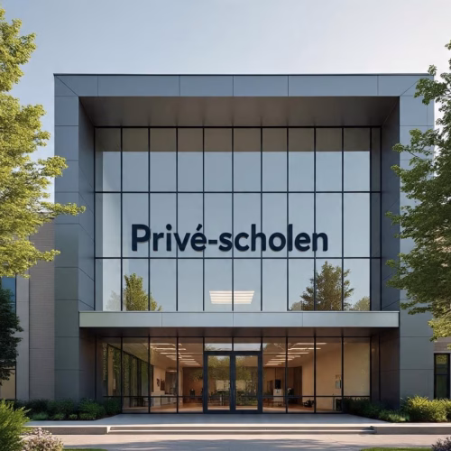 Belgian private school administrators reviewing multilingual SEO analytics dashboard showing search performance in Dutch, French, and German across Brussels, Antwerp, and Ghent regions
